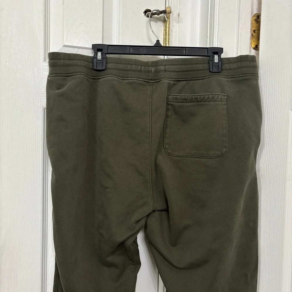 Banana Republic Mens Essential Terry Cotton Jogger Sweatpants XL Camo Green